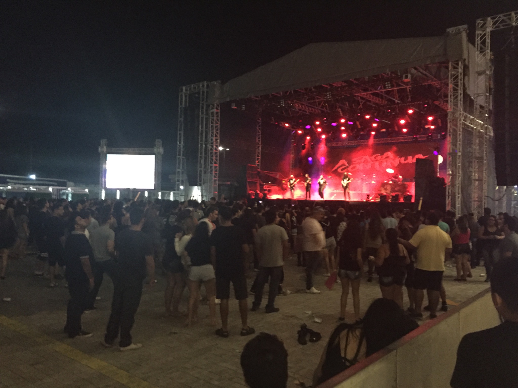 Arena Rock Festival em funcionamento